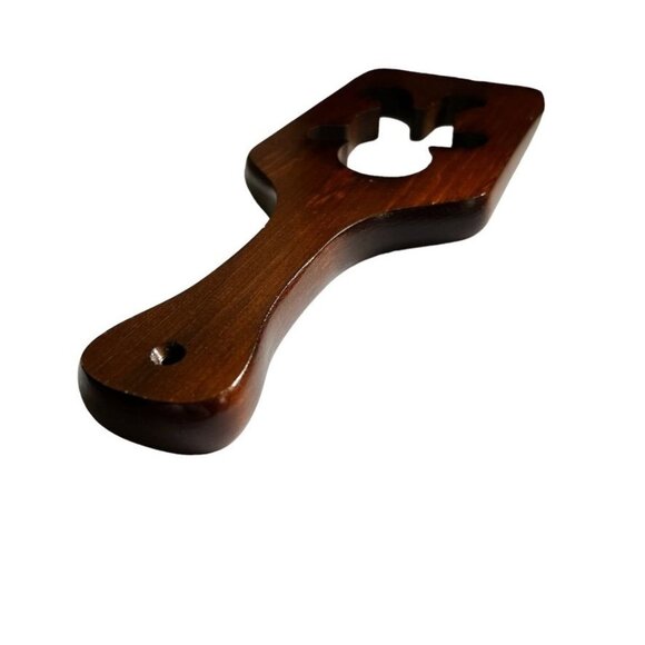 Vintage Wooden Butter Paddle Gingerbread Man Cutout 1979 Wall Decor 12" - Picture 5 of 10